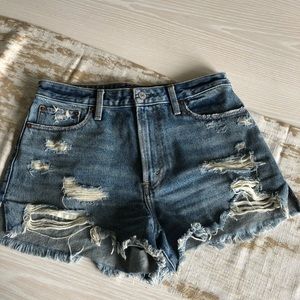 Abercrombie and Fitch Annie High Rise Shorts